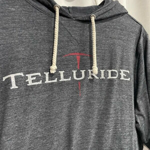 Telluride Colorado Sweatshirt Hoodie Grey Size Large Women’s Gear for Sports